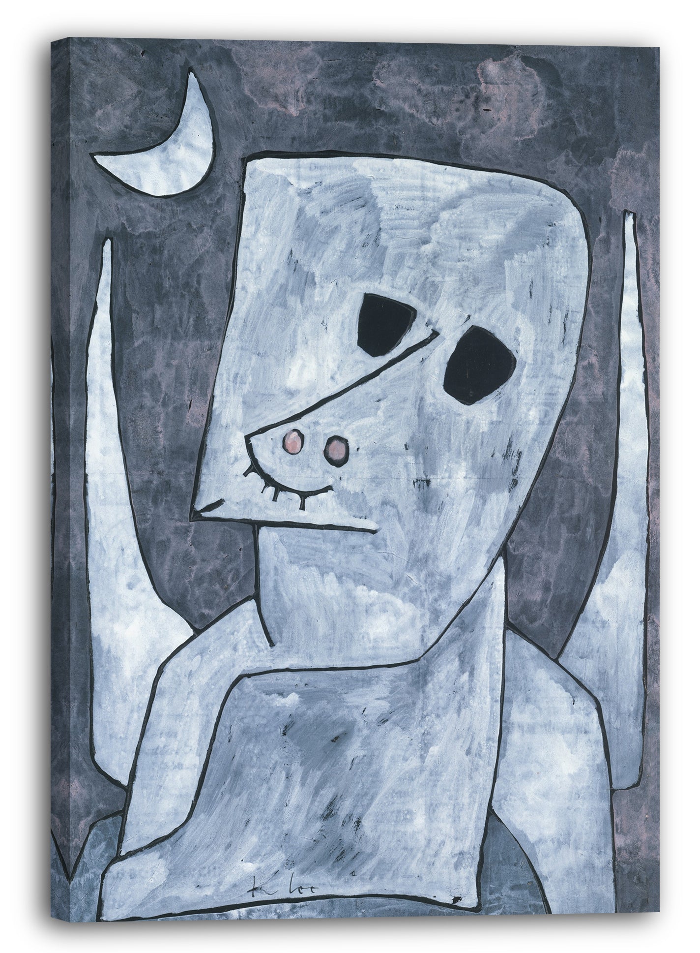 Leinwandbild Paul Klee - Engel Bittsteller