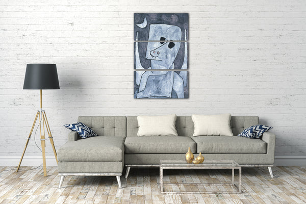 Leinwandbild Paul Klee - Engel Bittsteller