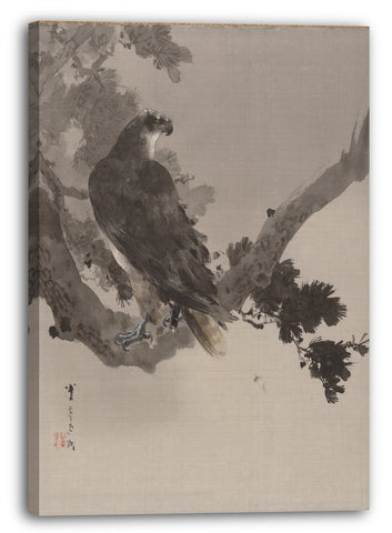 Leinwandbild Watanabe Seite - Adler in einem Baum