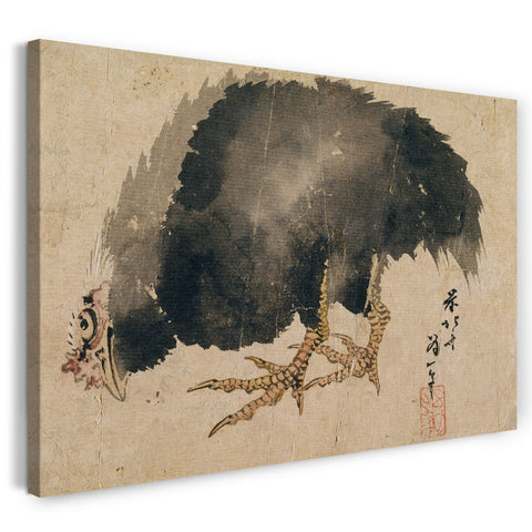Leinwandbild Katsushika Hokusai - Album von Skizzen von Katsushika Hokusai und seine Jünger