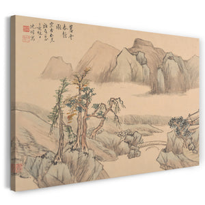 Leinwandbild Shen Zhuo - Landschaft