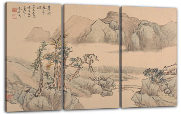 Leinwandbild Shen Zhuo - Landschaft
