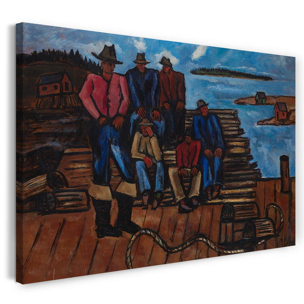 Leinwandbild Marsden Hartley - Hummer Fischer