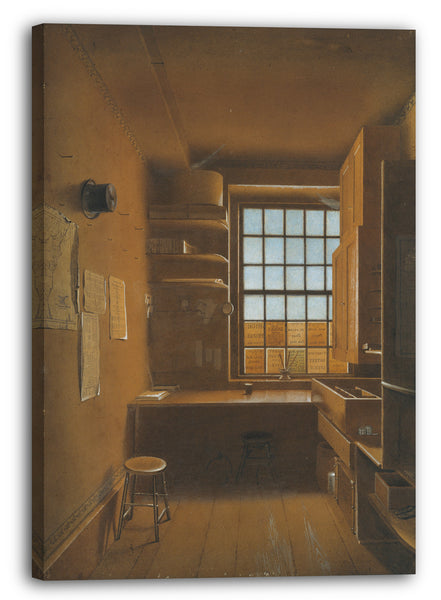 Leinwandbild James Kidder - Innenraum einer Lotterie