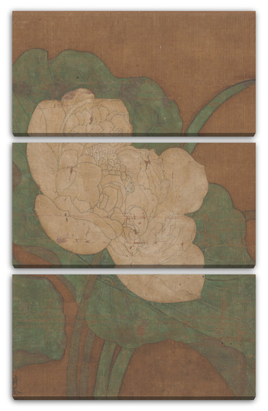 Leinwandbild Nicht identifizierter Künstler - Lotus