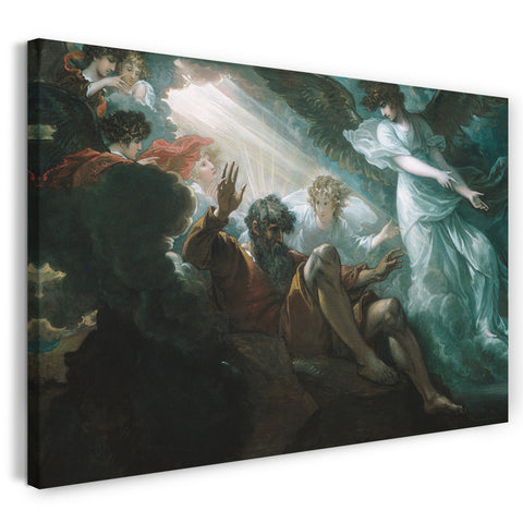 Leinwandbild Benjamin West - Moses wird das verheißene Land