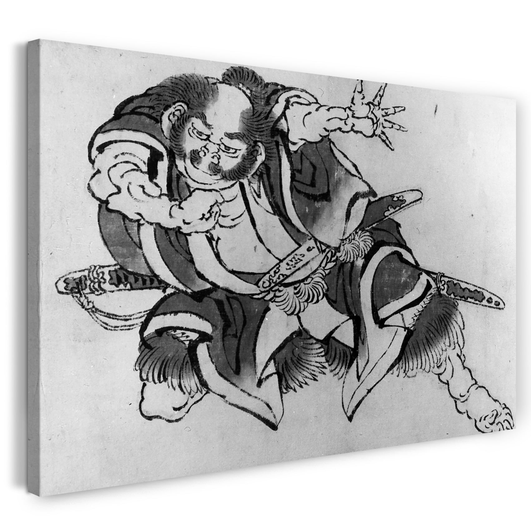 Leinwandbild Katsushika Hokusai zugeschrieben - Sakata Kintoki