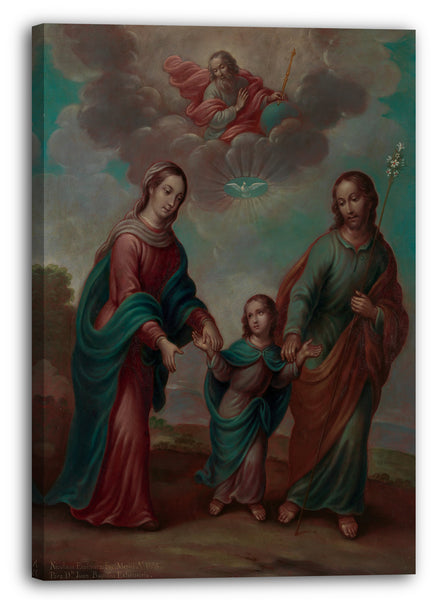 Leinwandbild Nicolás Enríquez - Die Rückkehr der Heiligen Familie aus Ägypten