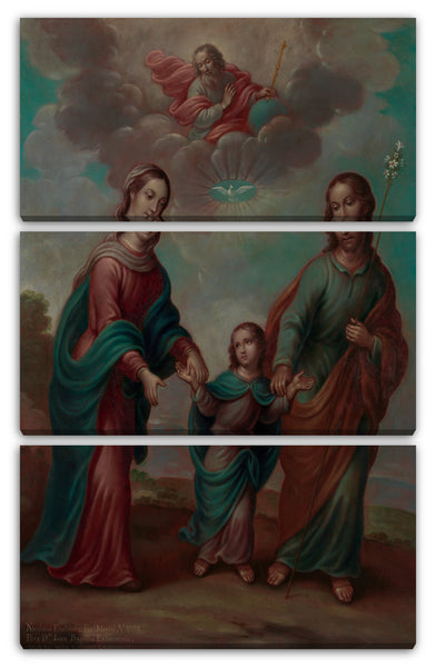 Leinwandbild Nicolás Enríquez - Die Rückkehr der Heiligen Familie aus Ägypten