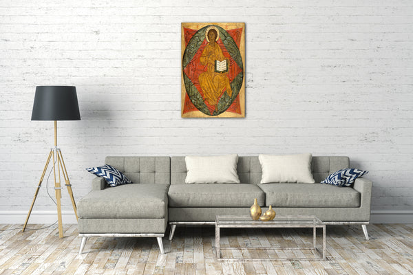 Leinwandbild Russisch - Christus im Ruhm
