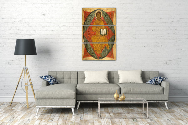 Leinwandbild Russisch - Christus im Ruhm