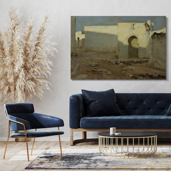 Leinwandbild John Singer Sargent - Maurische Gebäude im Sonnenlicht