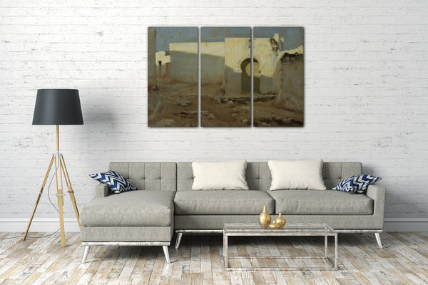 Leinwandbild John Singer Sargent - Maurische Gebäude im Sonnenlicht