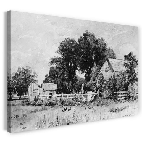 Leinwandbild Alfred Thompson Bricher - Der Bauernhof
