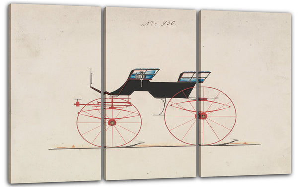 Leinwandbild Brewster & Co. - Design für viersitzigen Phaeton, kein Dach, Nr. 936