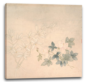 Leinwandbild Yun Bing - Blumenstudie