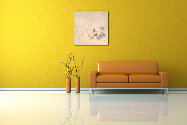 Leinwandbild Yun Bing - Blumenstudie