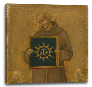 Leinwandbild Sano di Pietro - Saint Bernardino