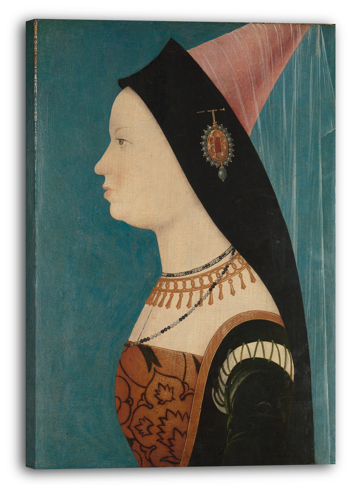 Leinwandbild Meister H.A. oder A.H. - Maria von Burgund