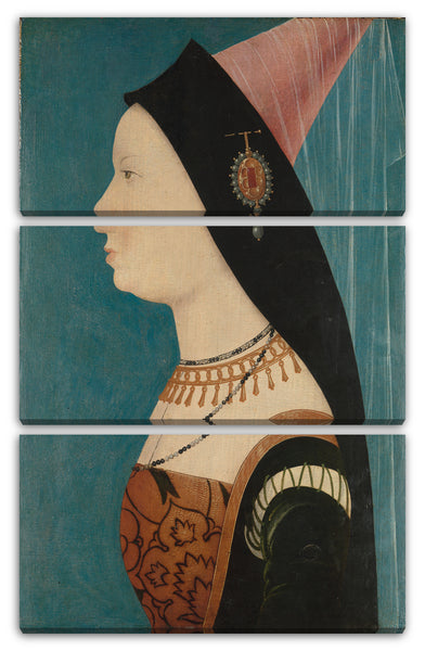 Leinwandbild Meister H.A. oder A.H. - Maria von Burgund