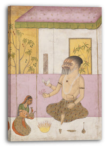 Leinwandbild ca. 1675 - Khambhavati Ragini: Folio aus einer Ragamala-Serie (Garland of Musical Modes)