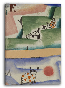 Leinwandbild Paul Klee - Tomcat's Rasen