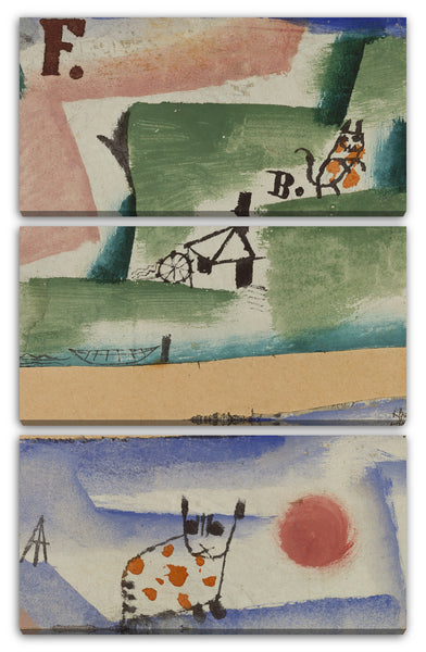 Leinwandbild Paul Klee - Tomcat's Rasen