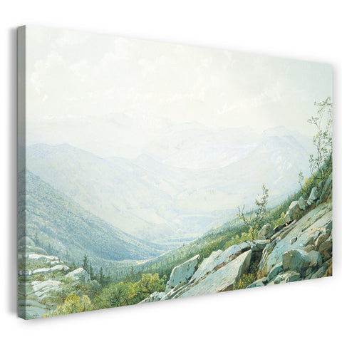 Leinwandbild William Trost Richards - Die Mount Washington Range, vom Mount Kearsarge