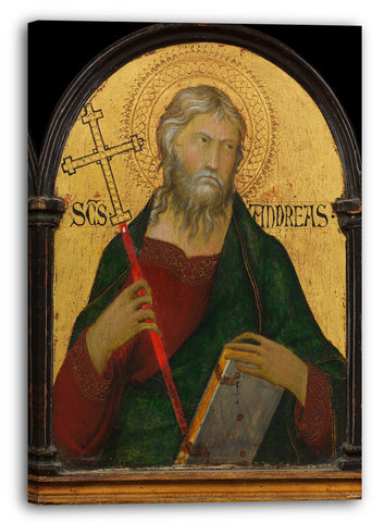 Leinwandbild Werkstatt von Simone Martini - Heiliger Andreas