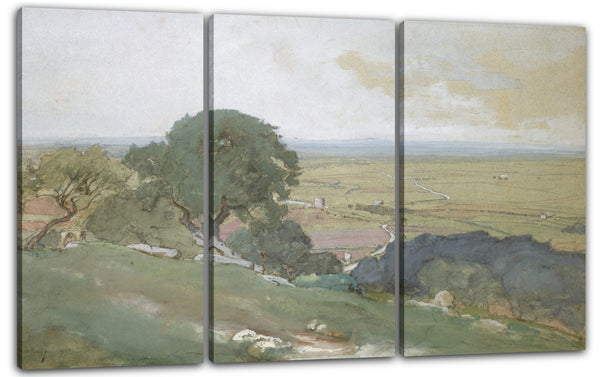 Leinwandbild George Inness - Olivenbäume bei Tivoli