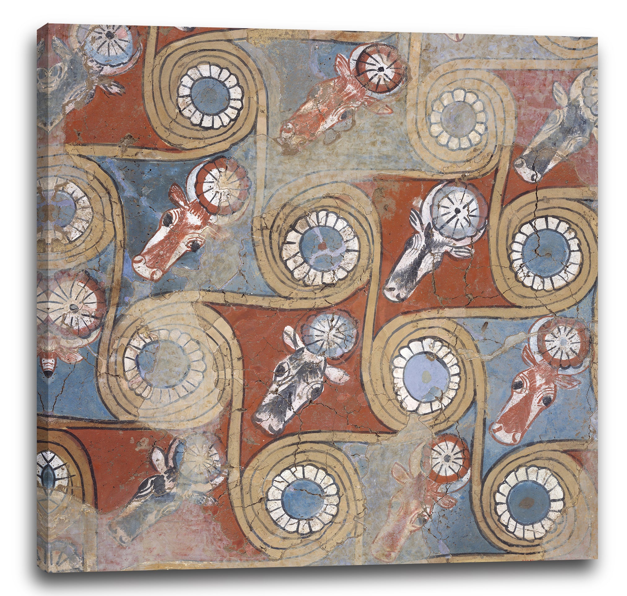 Leinwandbild Neues Königreich - Deckengemälde aus dem Palast von Amenhotep III