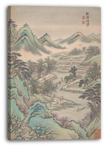 Leinwandbild Lu Han - Acht Landschaften