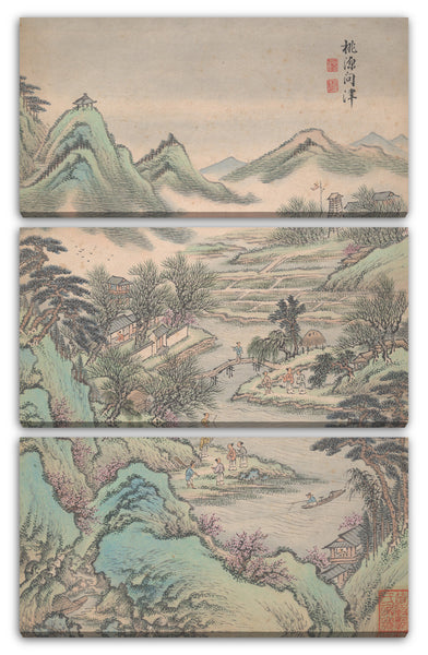 Leinwandbild Lu Han - Acht Landschaften