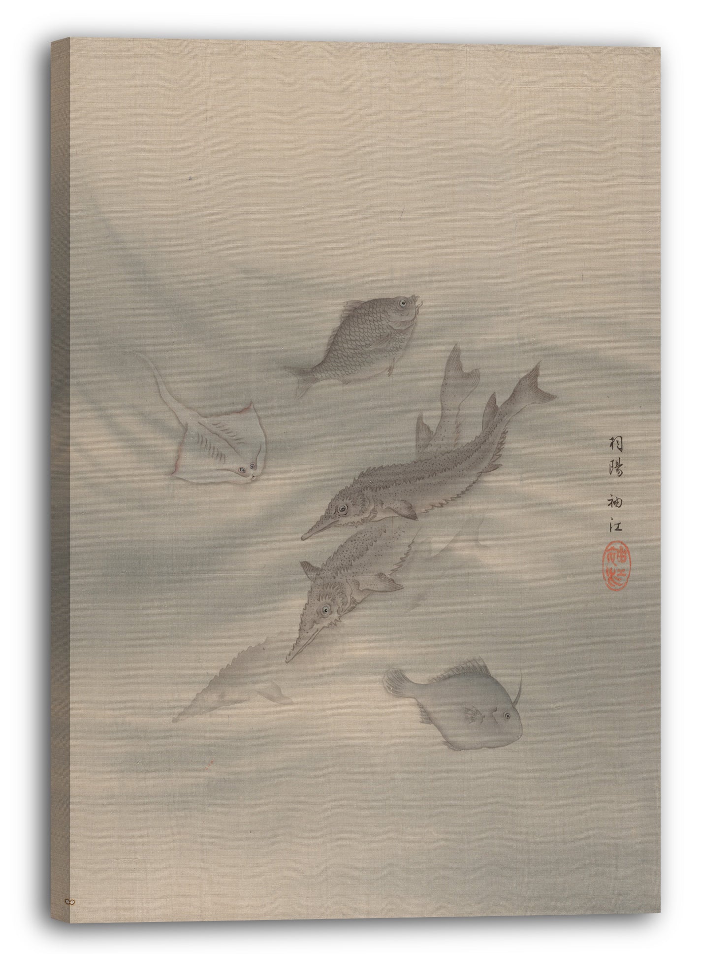 Leinwandbild Seki Shūkō - Fische