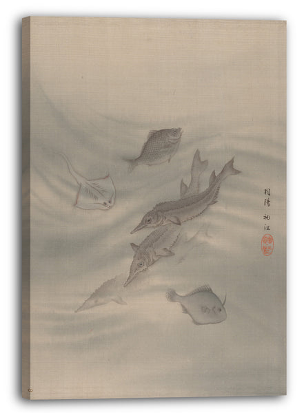 Leinwandbild Seki Shūkō - Fische