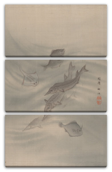 Leinwandbild Seki Shūkō - Fische