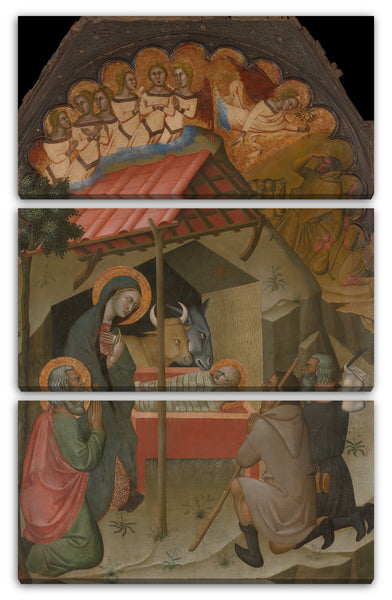 Leinwandbild Bartolo di Fredi - Die Anbetung der Hirten