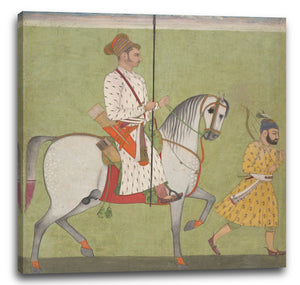 Leinwandbild Dalchand zugeschrieben - Jhujhar Singh zu Pferd
