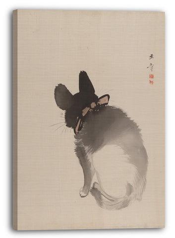 Leinwandbild Kawabata Gyokushō - Katze von hinten gesehen