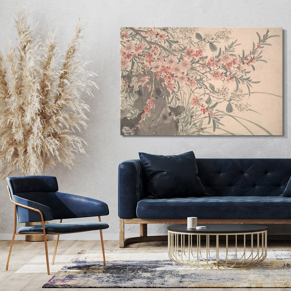 Leinwandbild Nach Chen Chun - Garten Blumen
