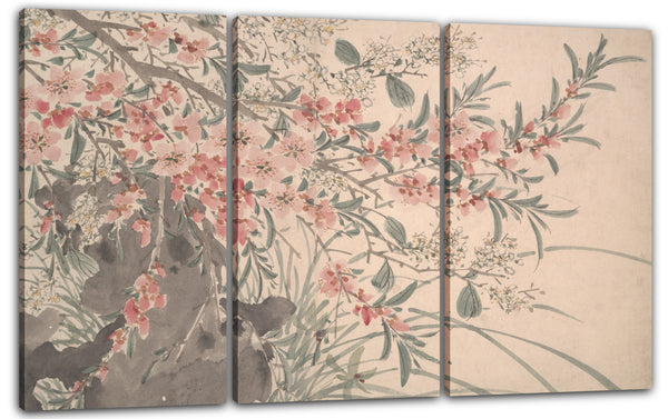 Leinwandbild Nach Chen Chun - Garten Blumen