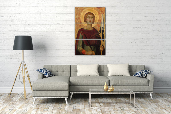 Leinwandbild Simone Martini - Heiliger Ansanus
