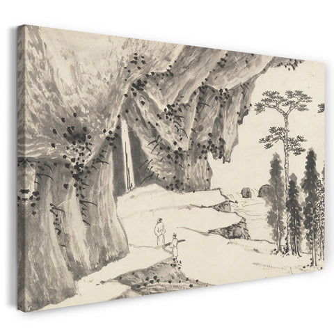 Leinwandbild Shen Zhou - ， Gemeinsame Landschaft