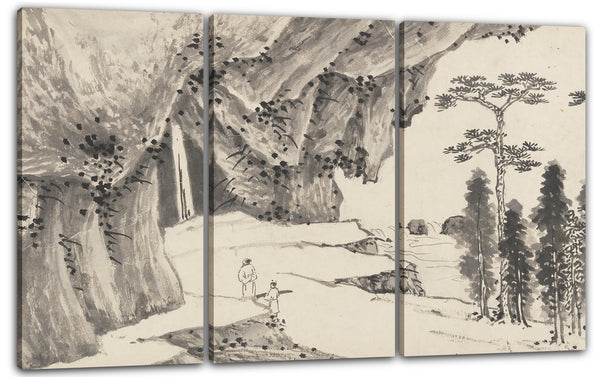 Leinwandbild Shen Zhou - ， Gemeinsame Landschaft