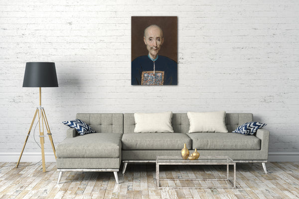 Leinwandbild Tingqua - Porträt von Houqua