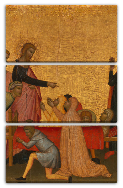 Leinwandbild Francescuccio Ghissi - Johannes der Evangelist erwacht Satheus zum Leben