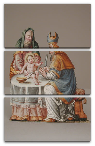 Leinwandbild 18. Jahrhundert - Beschneidung von Jesus im Tempel