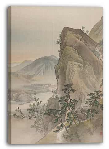 Leinwandbild Kawabata Gyokushō - Landschaft