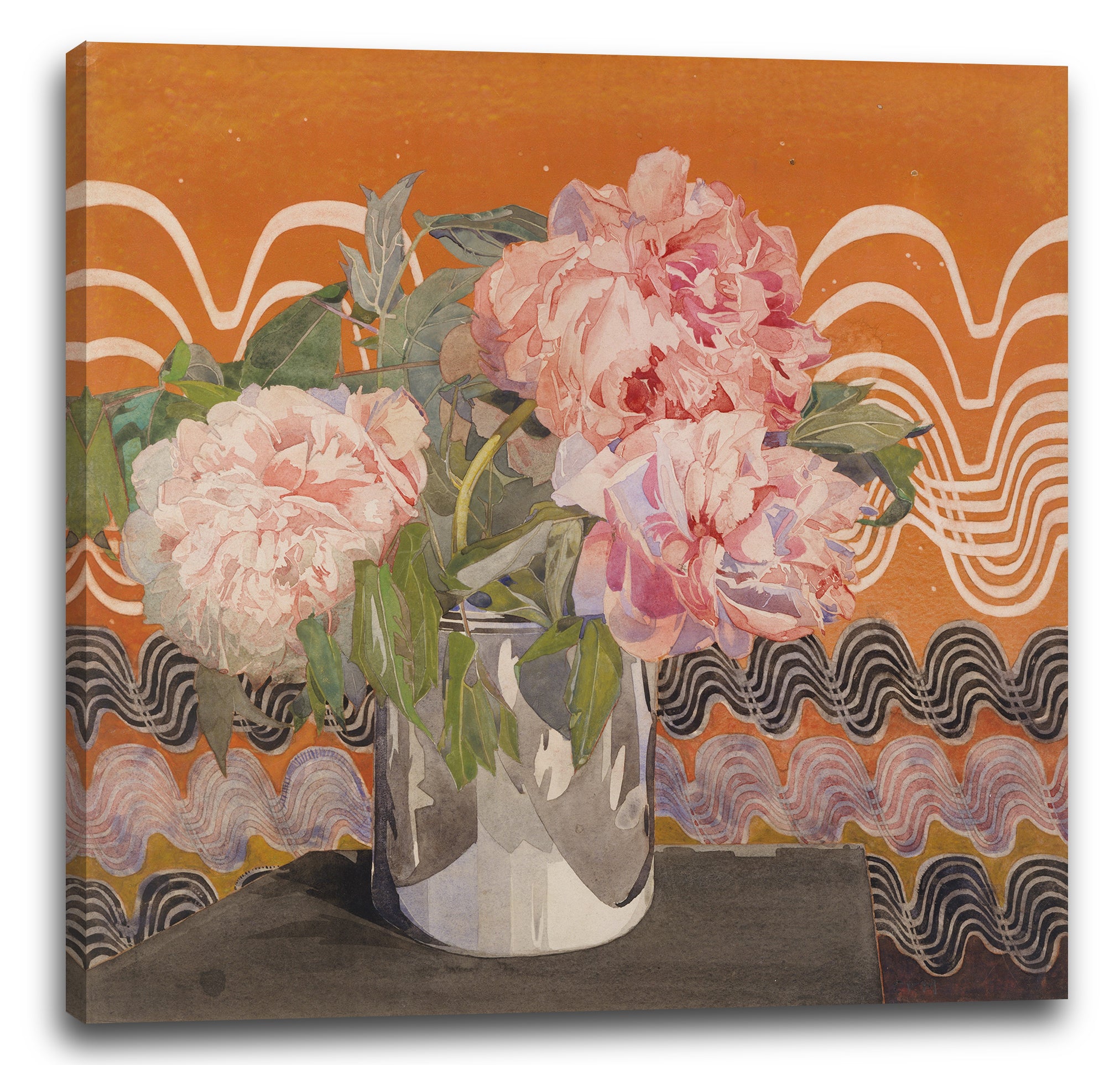 Leinwandbild Charles Rennie Mackintosh - Pfingstrosen