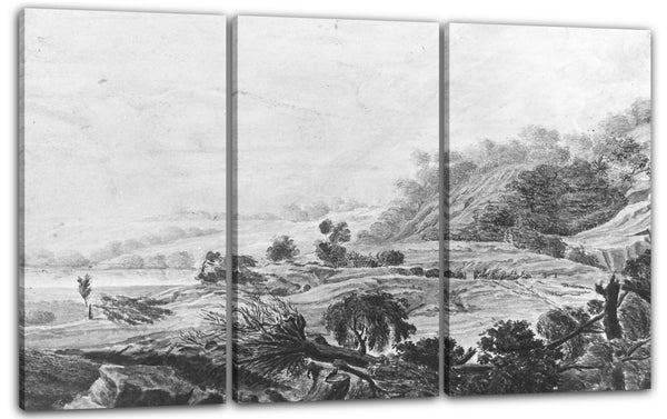 Leinwandbild Pavel Petrowitsch Svinin - Nach dem Tornado